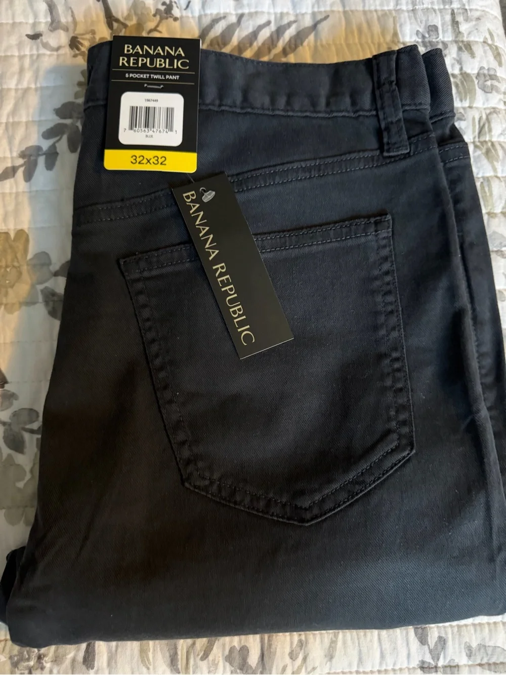 Banana Republic Men's 5-Pocket Twill Pants.
